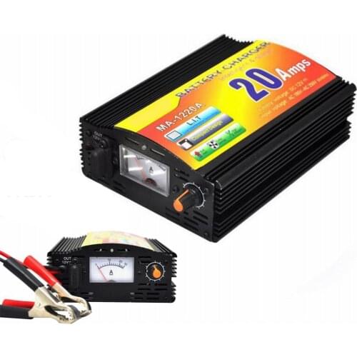 12V Lead Acid Charger 220V Input 20Amp 3 Phase 12V intelligent Car Battery Charger Motorcycle Charger