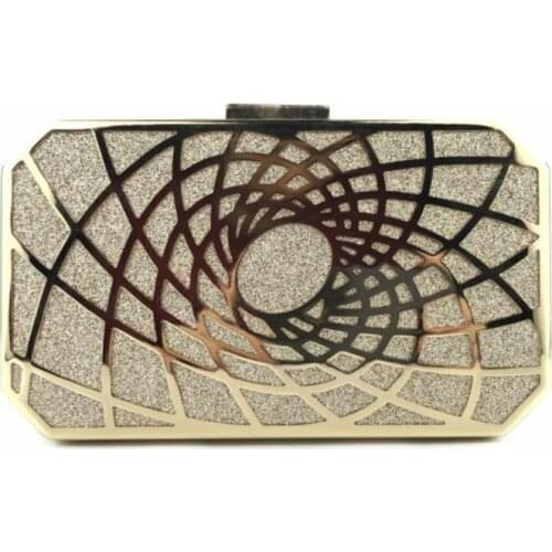 2020 metal hollow out wedding dinner bags luxury gold clutch wallets party dinner purse for ladies drop shipping MN1487