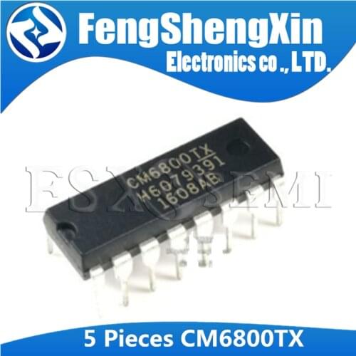 5PCS CM6800 DIP16 CM6800TX DIP-16 CM6800G CM6800I DIP Power supply chip