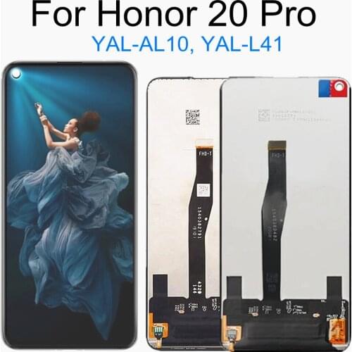 6.26" For Huawei Honor 20 Pro YAL-AL10 YAL-L41 LCD Display Touch Screen Digitizer Assembly