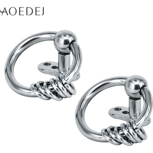 AOEDEJ 2017 New Circle Dermal Piercing Anchors Stainless Steel Double Hoop Punk Surface Retainers Hide It Jewelry Body Jewelry