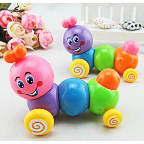 Kids Colorful Wind-up Toys Baby Funny Kids Toys Spring Clockwork Toy Mini Pull Back Bug Baby Developmental Educational Toys