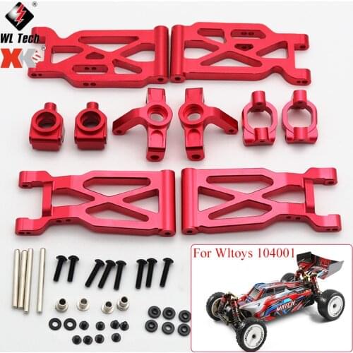 Wltoys Match 104001 Upgrade Parts Aluminium Alloy Metal 1/10 Buggy RC Car Accessories Arms Front Rear Axle C Seat Motor Gear