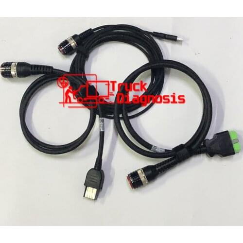 Truck diagnostic for VOLVO VOCOM diagnostic Cable 8 Pin 88890306+OBD2 OBDII 88890304+USB 88890305 for volvo VOCOM 88890300/VOCOM