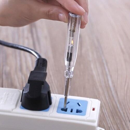 1pc 100-500V Induced Electrical Tester Screwdriver Test Probe Pen Voltage Detector light Dropshipping