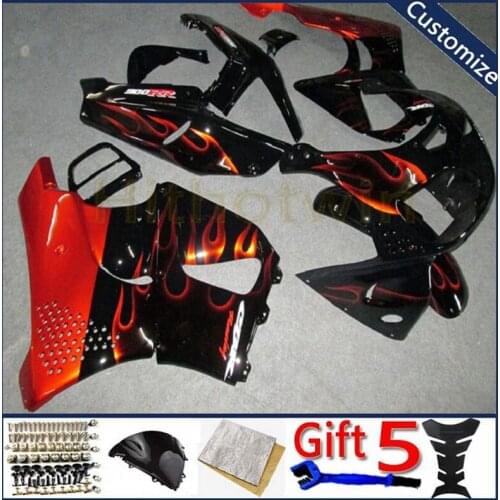 Motorcycle bodywork kit For CBR900RR 1994 1995 1996 1997 CBR893RR 94 95 96 97 CBR 900 RR ABS plastic motor Fairing kit red flame