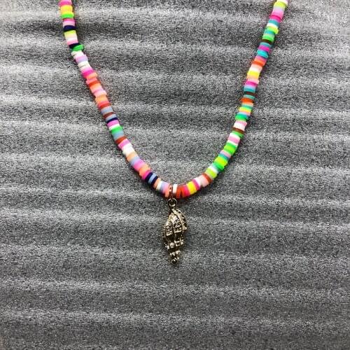 Creative jewelry conch beaded necklace