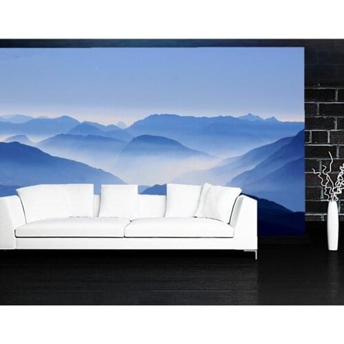 Custom mural wallpaper,Continuous stretches of mountain,hotel living room bedroom sofa wall 3d wallpaper papel de parede
