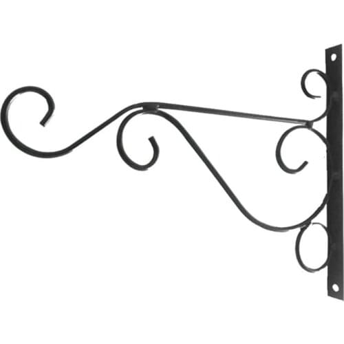 Wall-Mounted Hook Flower Stand Decoration Wall Hanging Basket Bracket Simple flower Pot Holder