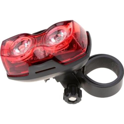 Night Cycling Super Bright 1 LED Rear Light Warning Safety Bike Taillights