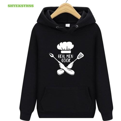 New Mens Hoodies Cooking Men Funny Print Hoodie Mens Casual Tops Father Gift Family Comfortable Sweatshirt 2020