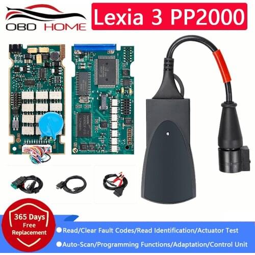 OBD2 Scanner for Lexia 3 PP 2000 Full Chip Diagbox V7.83 Lexia3 PP2000 V48/V25 lexia-3 For Citroen/Peugeot OBD2 Diagnostic Tool