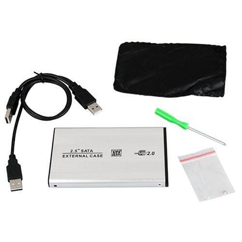 Wholesale New Portable USB 2.0 SATA Enclosure External Case for Notebook Laptop Hard Disk