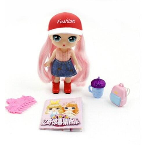 Original eaki exquisite gift box hair transplant surprise Doll Girl Toy girl DIY early education educational toy Girl Gift toys