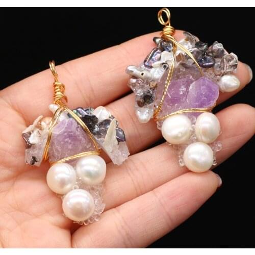New Style Pendant Natural Freshwater Pearl Irregular Winding Stone For Jewelry Making DIY Necklace Bracelet Accessory