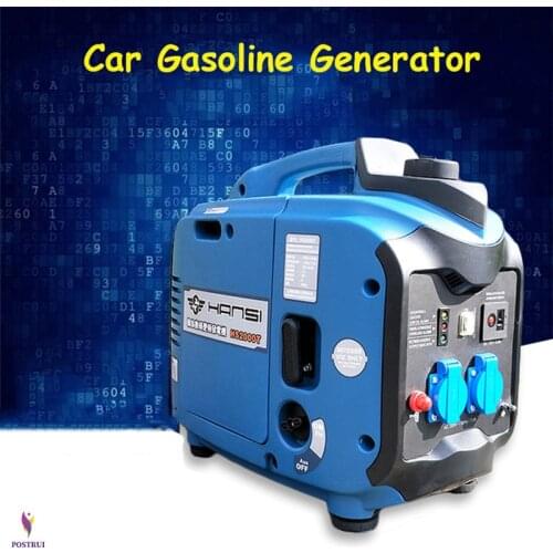 HS2000T 2000W Portable Car Gasoline Generator 220V Electric DC Inverter Generator Digital Gasoline Powered Engine Generator 3.2L