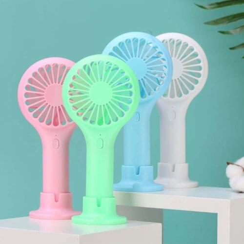 Mini Portable Air Cooler Handheld Fan USB Rechargeable Small Personal Cooling Tools for Home Office Outdoor Travel