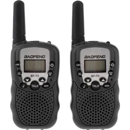 2pcs/set childrens walkie talkie kids radio 22Channel baofeng BF-T3 for children kid gift BFT3 Portable Two-Way Transceiver