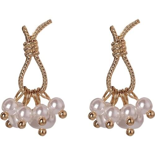 Han Edition In 2021 Luxurious Temperament Natural Pearl Earrings, Restore Ancient Ways Punk Women Jewelry Gifts