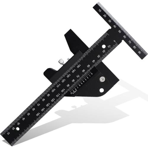 0-150 mm Scriber Gauge T-Shaped Precision Square, Vernier Caliper Dual Function