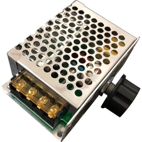 4000W 220V SCR Voltage Regulator Motor Speed Controller Dimming Thermostat Brand New Brand High Quality New Drop Shipping