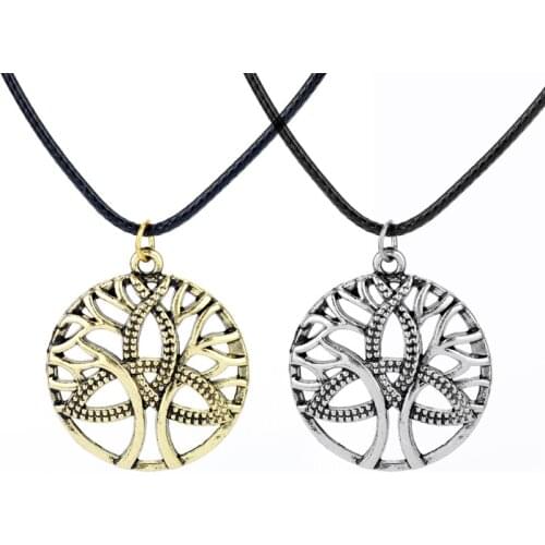 Viking Celt Tree of Life Necklace For Women Pendant Choker Jewellery Necklaces for Teen Girls