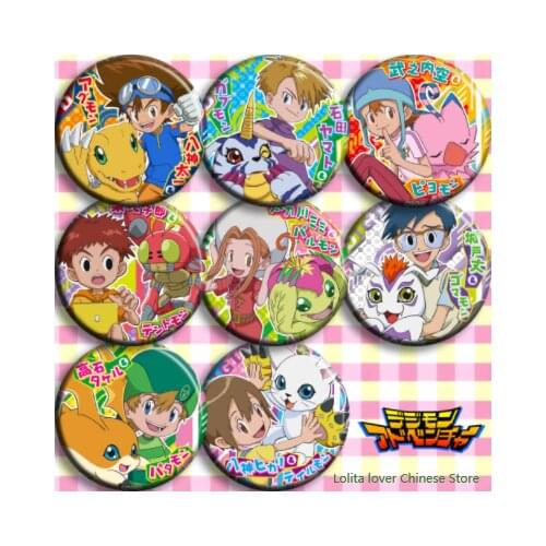 Japan Anime Digimon Adventure Angemon Cosplay Bedge Collect Backpack Bags Badge Button Brooch Pin Souvenir Gift