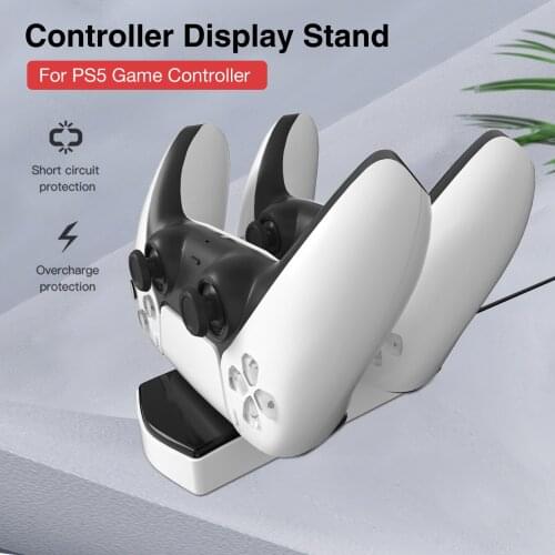 Game Controller Charging Station Gamepad Charger For PS5 Game Console Controller Charger Dual Magnetic Handle Charger
