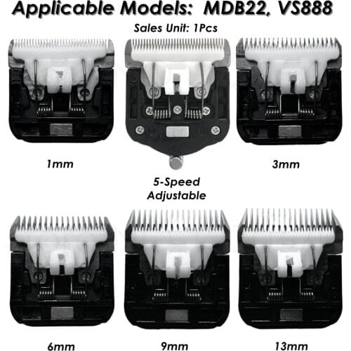Original Professional Pet Dog Hair Trimmer Clipper Blade For AOBO VS888 Cat Cattle Rabbit Grooming Mower Ceramic Titanium Knife