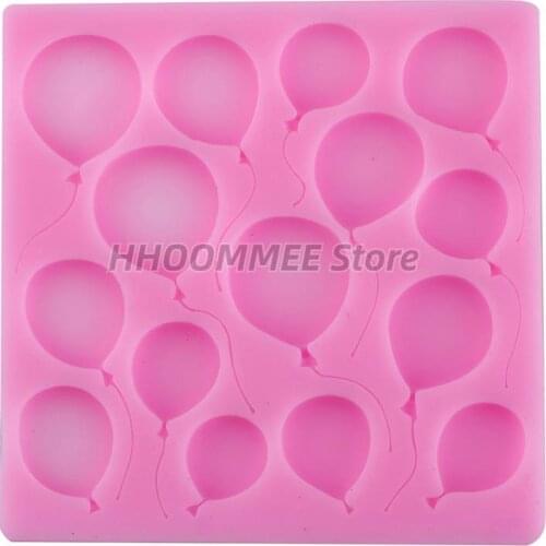 1PC Balloons Shaped Silicone Cake Mold Sugar Craft Fondant Cake Tools Kitchen Baking Mold Chocolate Mold Cake Decoration Mold