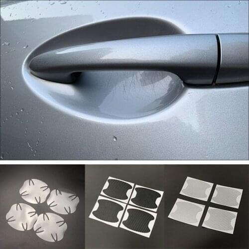 4pcs Car Door Handle Bowl Protector Sticker for DACIA SANDERO STEPWAY Dokker Logan Duster Lodgy