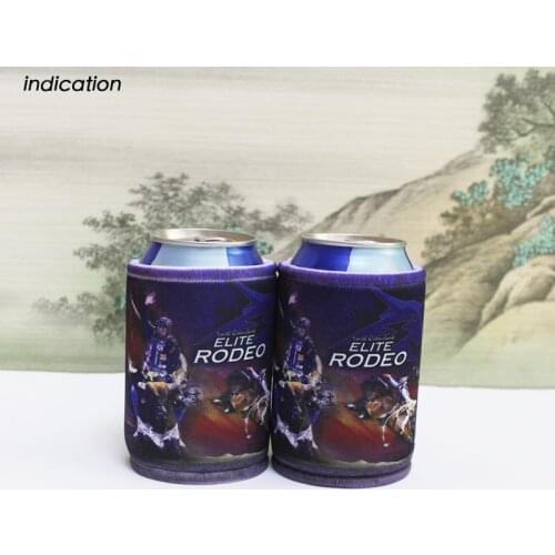 500pcs/lot Custom Neoprene Beer Can Cooler Stubby Holder Custom Design For Wine Cooler For Wine Beer Food And Cans Wedding Gift