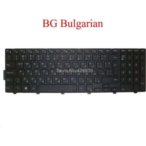 BG Keyboard For DELL For Inspiron 3541 3542 3543 5542 5545 5547 5551 5552 5555 5557 5558 5559 5759 7557 0XYGPJ XYGPJ Bulgarian