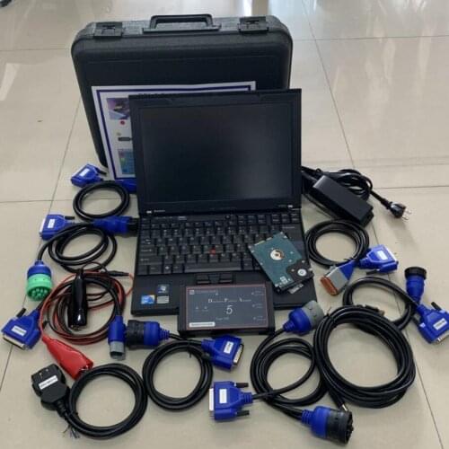 Dpa 5 dearborn protocol adapter 5 Truck Diagnostic Tool with DPA5 software hdd in laptop x201 (8G, i7) diagnostic pc ready work