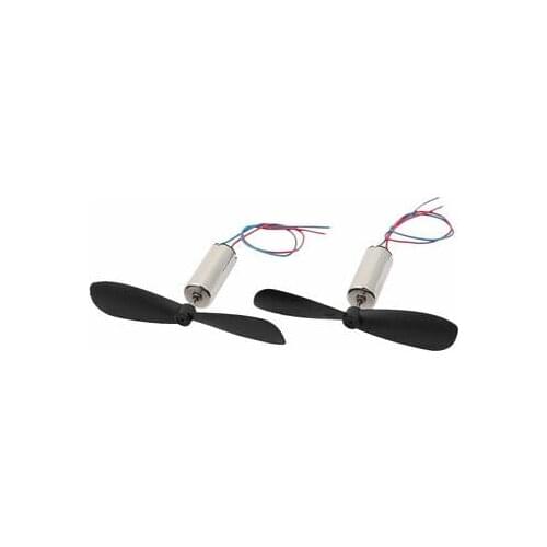 Pair DC 1.5V 30000RPM 716 Coreless Motor w CW CCW Propeller for RC Helicopter