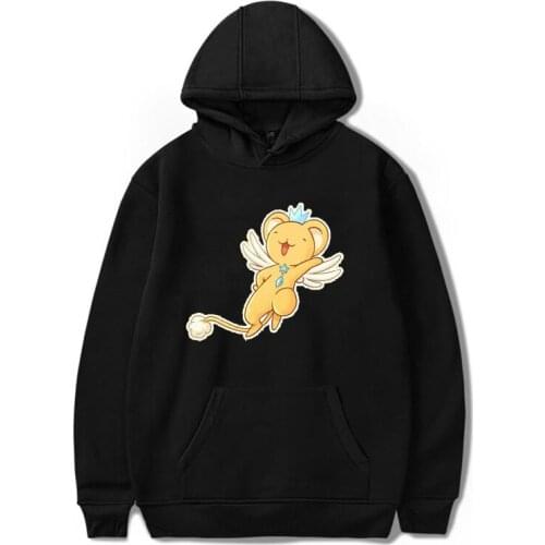 Sakura Card Captor Japan Anime Hoodie Women Men Hip Hop Sweatshirts Coat Harajuku Thin Velvet Warm Printed Hooded Tops Tracksuit