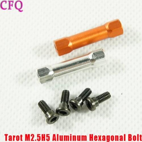 Tarot 650 Quadcopter drone kit Tarot kit M2.5 H5 Aluminum Hexagonal Bolt for Tarot 650 frame plate RC profession diy Drone