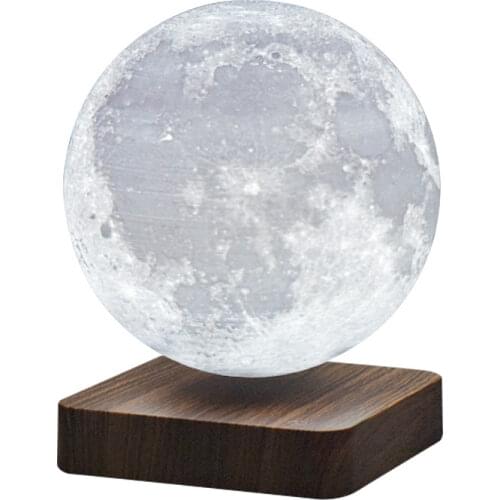 HCNT Levitation Moon Light Home Decoration 3-D Printing Lunar Lamp Creative Birthday & Christmas Gift