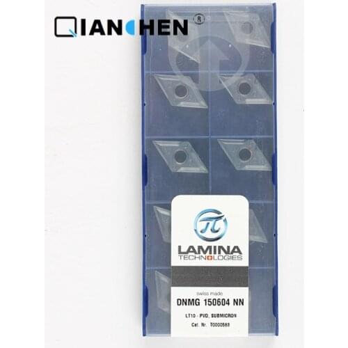 Genuine original high quality high-performance LAMINA DNMG 150604 NN LT10 (10pcs/lot) tungsten Carbide Cutting tools inserts