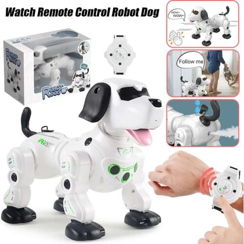 Programable Wireless Remote Control Smart Animals Toy Robot Dog Remote Control Toys Electronic Early Childhood Interactive Toys