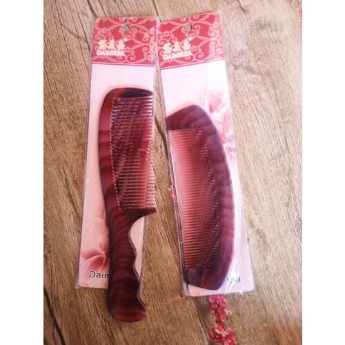 TWObagAnti-static Large Wide Tooth Comb Hairdressing Comb Women Hanging Hole Handle Grip Curly Hair Hairbrush Beauty Hair Combs