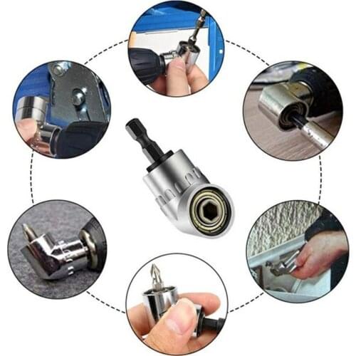 Extension Hex Drill Bit Adjustable Hex Bit Angle Driver Screwdriver Socket Holder Drill Bit Adapter Attachment