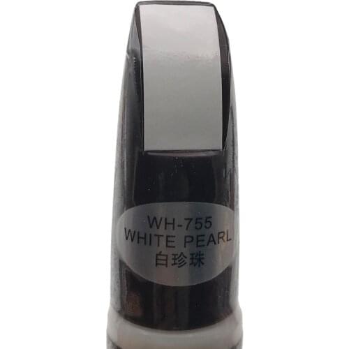 1 pcs 12ml Universal Car Scratch Remover Repair Professional Paint Pen tip with brush (white Pearl)