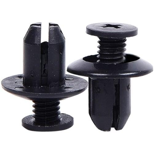 30PCS/60PCS 8mm car clips Auto fasteners for Hyundai Bumper Mudguard Fastener Fixing Clips car Accessories