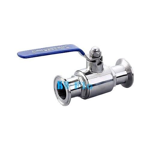5" 304 Stainless Steel Straight Clamp Sanitary valves Ball Valve Water Oil