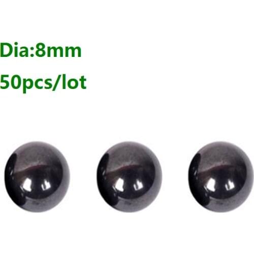 50pcs/lot G5 Diameter 8mm ceramic ball Si3N4 Silicon Nitride bearing balls 8mm