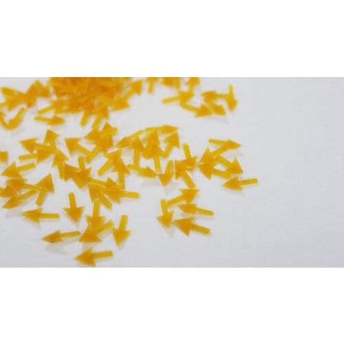 500pcs---9mm tiny nose yellow plastic toy findings for diy plush doll findings
