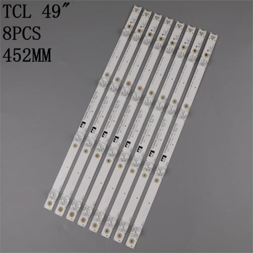 8Pieces/lot FOR K430WDC1 A1 4708-K43WDC-A1113N11 43BDL4012 LED BAR 3LED 39CM 6V 100%NEW