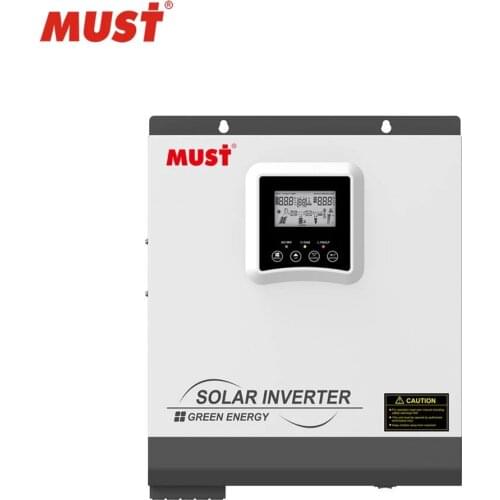 MUST Power PV18 VPM Series 1KW Pure Sine Wave Off-Grid Home High Frequency Solar Inverter Built-In MPPT Solar Charge Controller