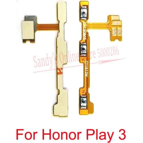 Power Volume Switch Side Button Key Flex Cable For Huawei Honor Play 3 Play3 Volume Power ON OFF Switch Buttons Key Flex Cable